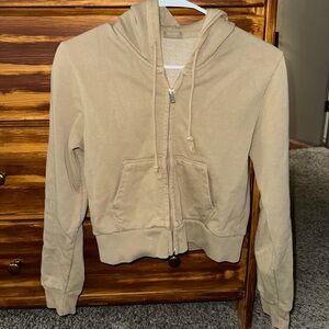 John Galt one size (small) brown cropped jacket